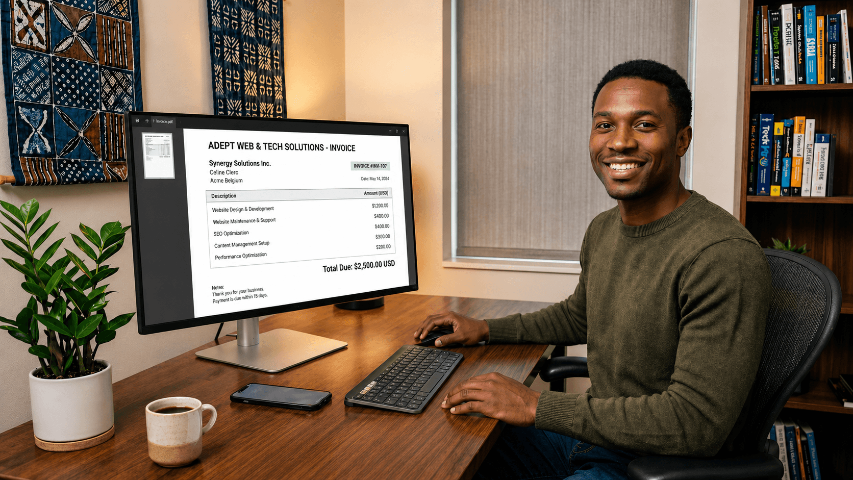 Built-in billing system